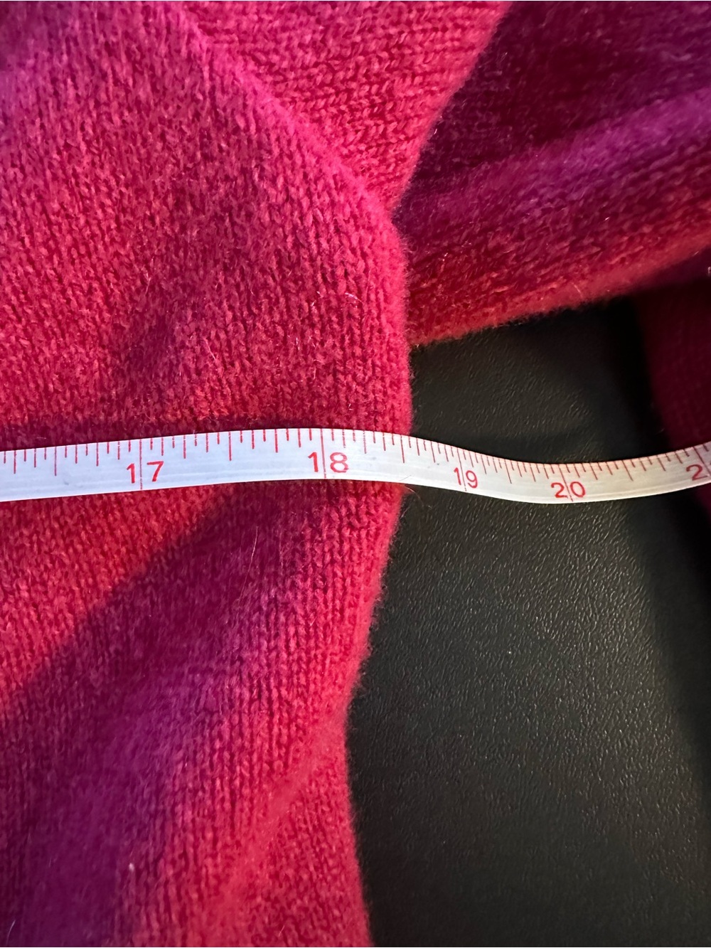 Morado Medium Red Hooded Coat 18” PTP - Picture 3 of 16
